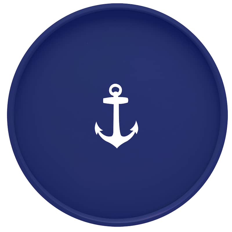 Kasualware Designs 14-inch Round Serving Tray