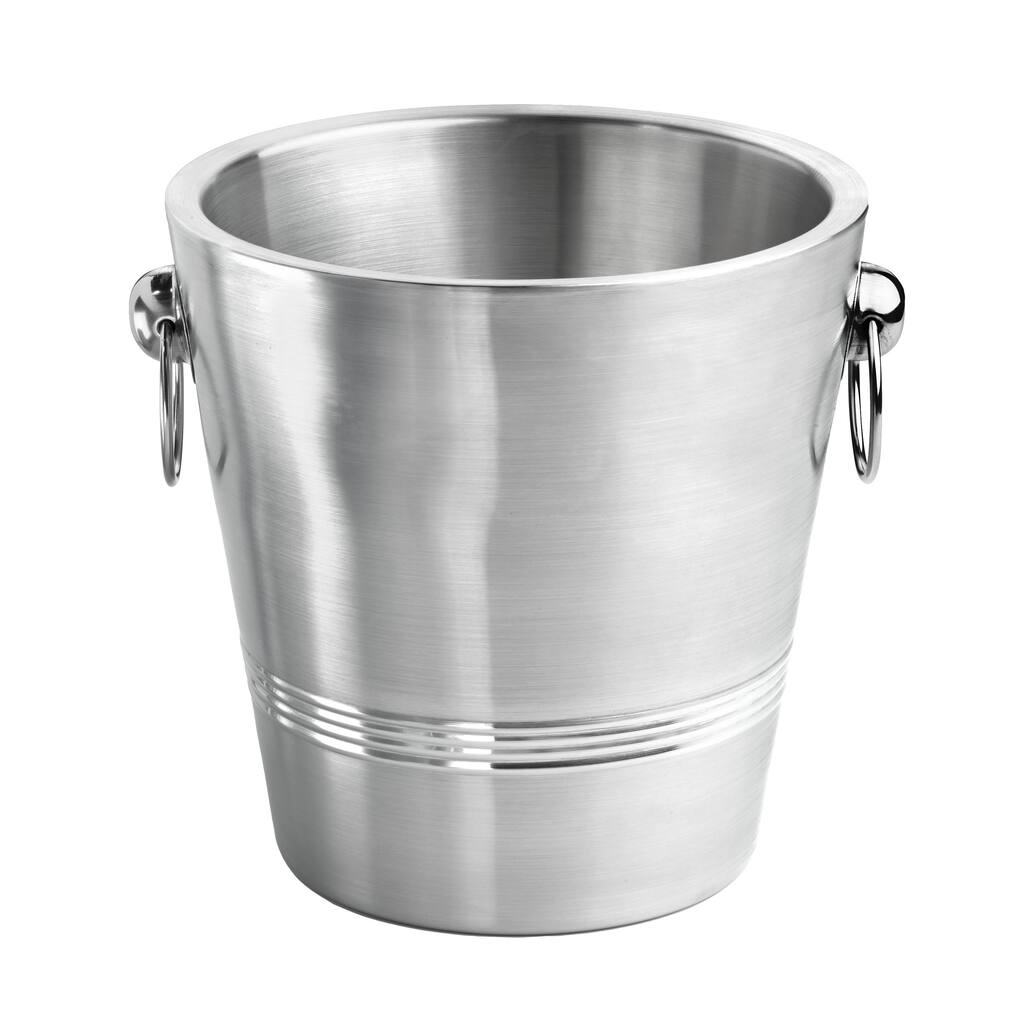Double-wall Brushed Champagne Bucket