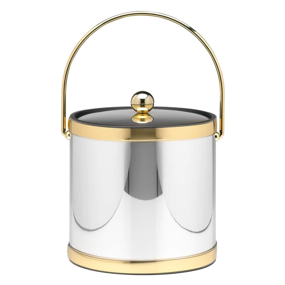 Mylar Metallic 3-quart Ice Bucket with Metal Lid