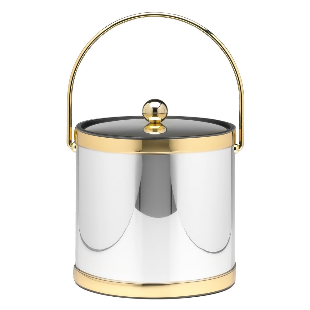 Mylar Metallic 3-quart Ice Bucket with Metal Lid