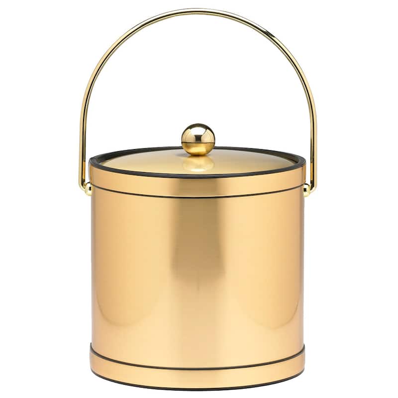 Mylar Metallic 3-quart Ice Bucket with Metal Lid