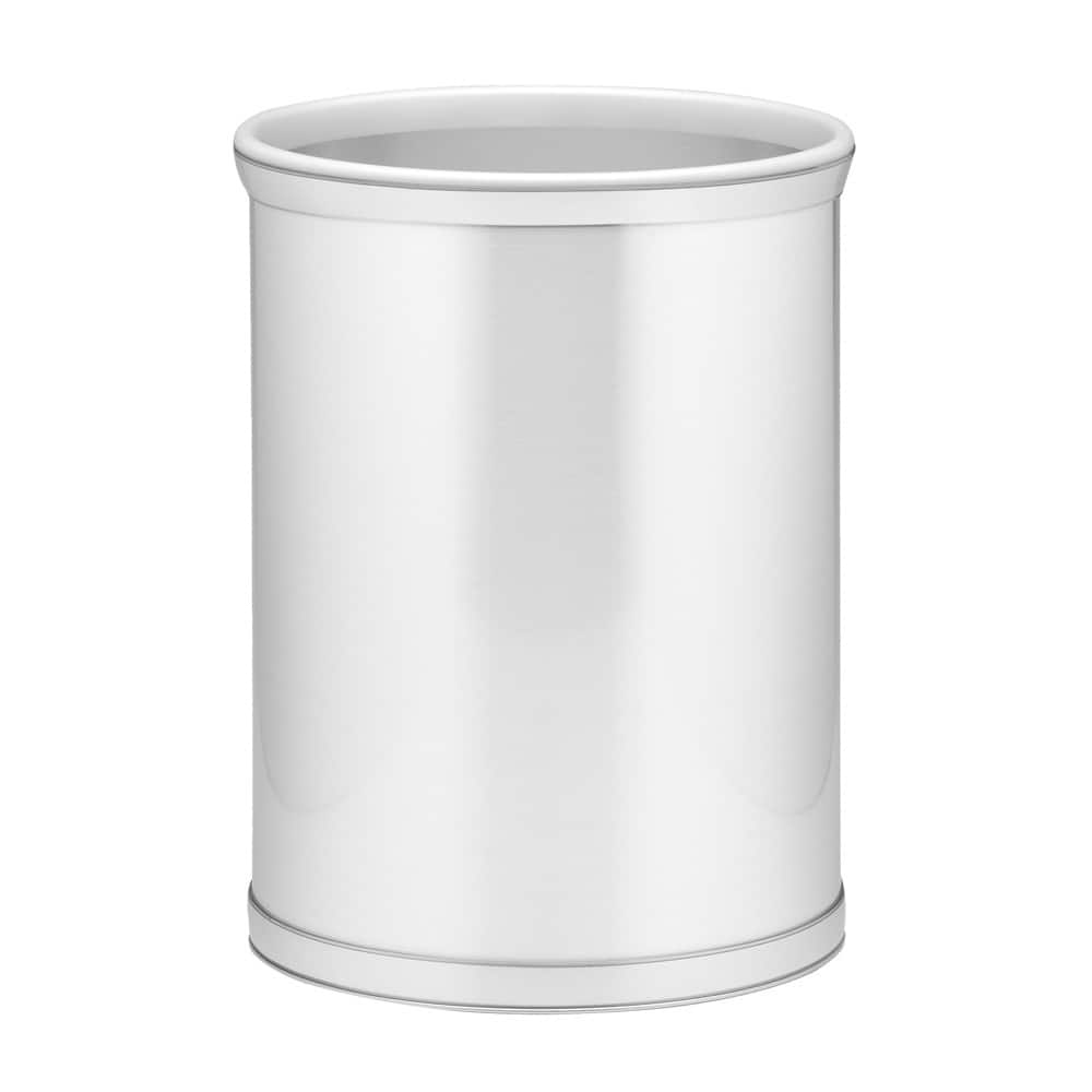 Mylar Metallic 14-inch Oval Waste Basket