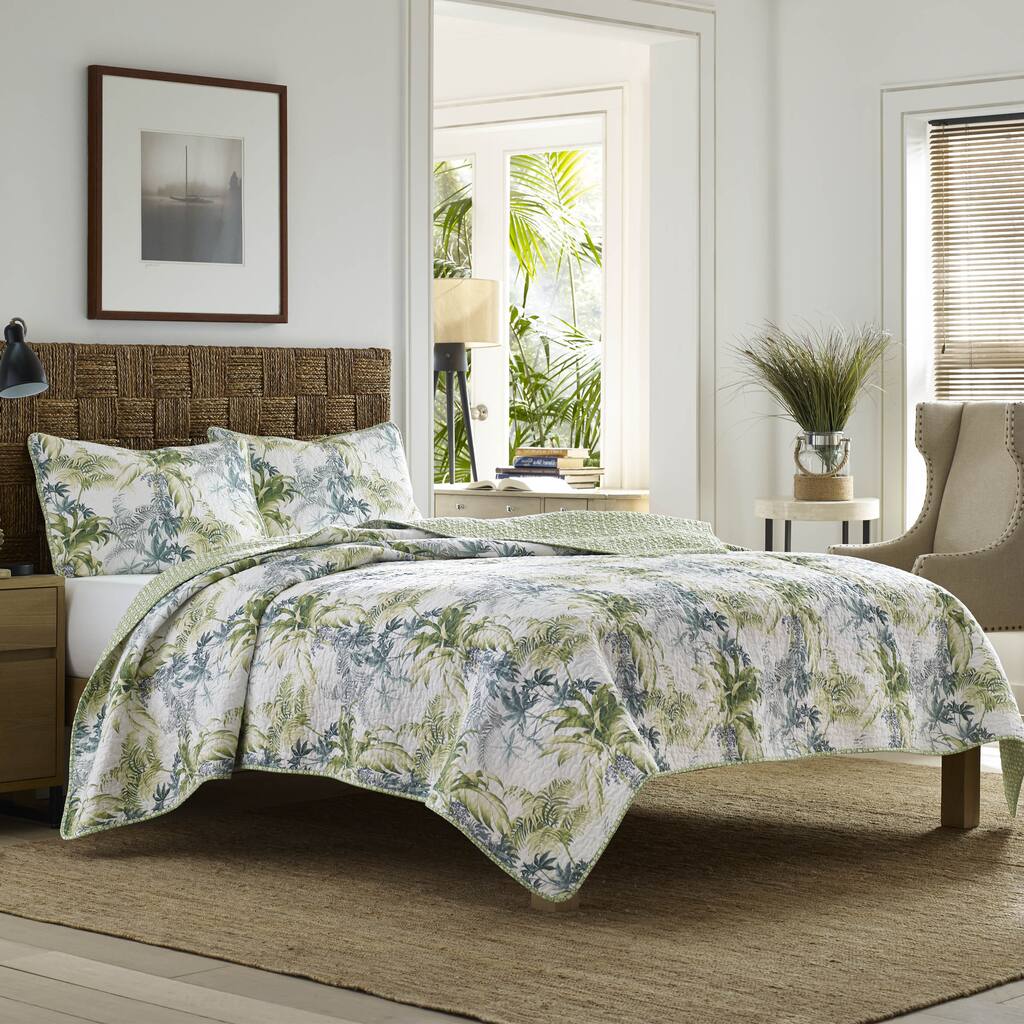 Tommy Bahama Lighthouse Quay Cotton Quilt Set