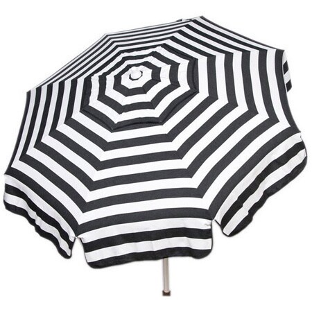 Italian Bistro 6-foot Acrylic Striped Patio Umbrella - Free ... - Advertisement