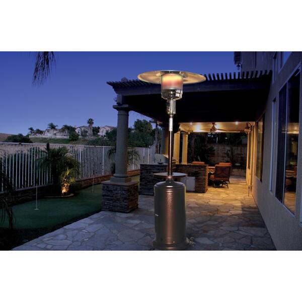 Shop Northern Trail Hammered Copper 47000 Btu Patio Heater With