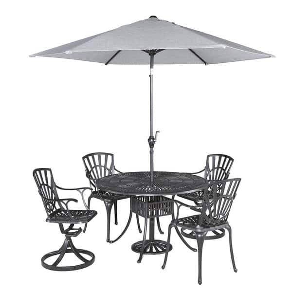 Largo 5 Piece Dining Set With Umbrella By Home Styles Overstock 9818574