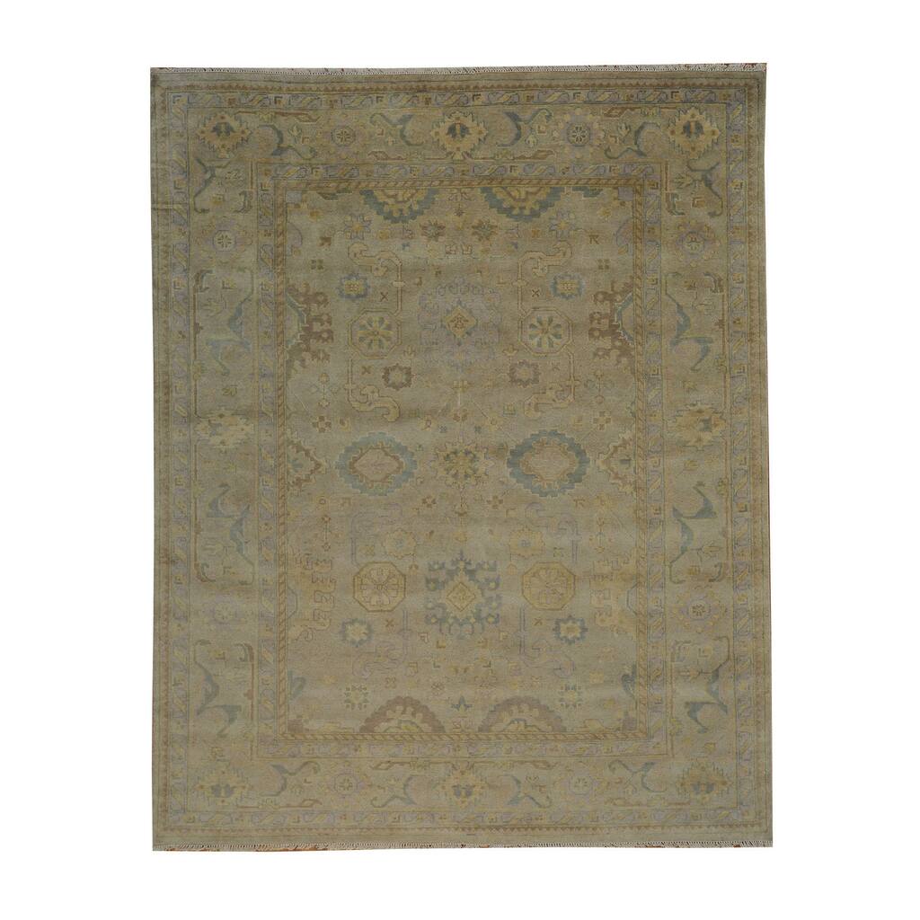 Oushak Oriental Washed-out Wool Area Rug (8' x 10')