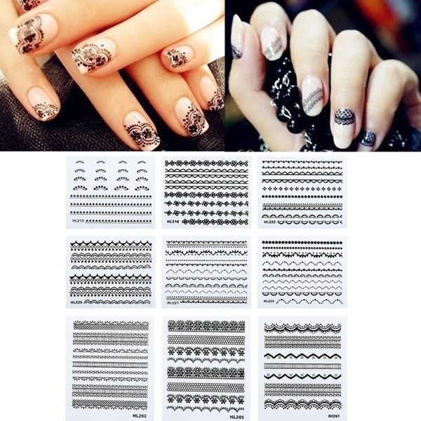 manicure stickers nails