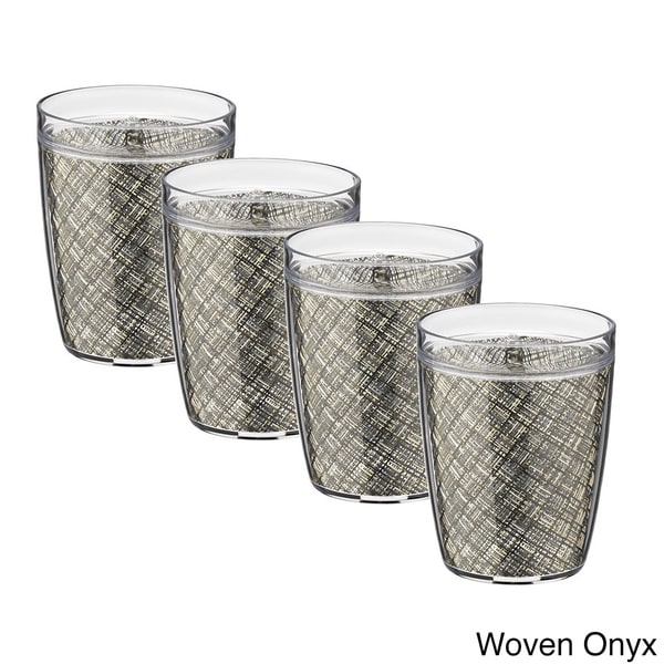 Woven Vinyl 14 ounce Double Wall Drinkware (Set of 4)   16985865