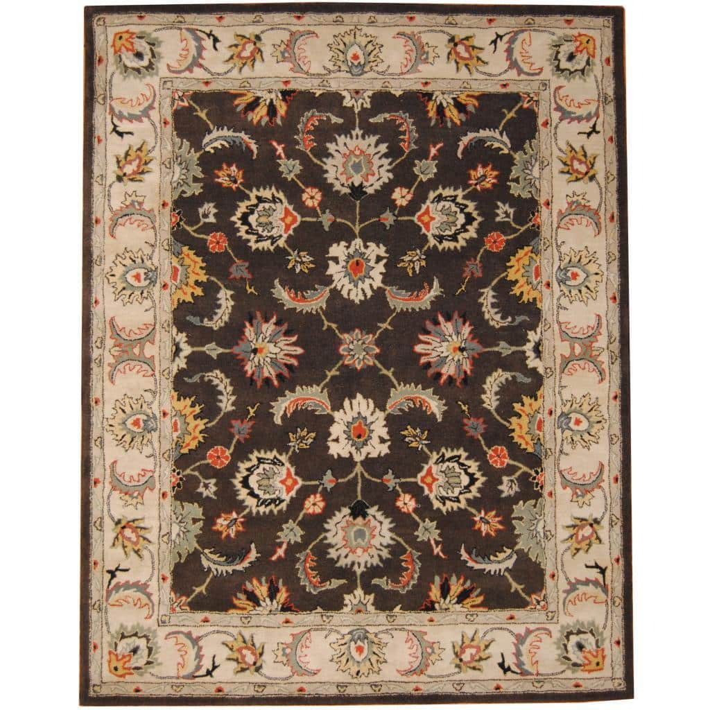Handmade Tabriz Wool Rug (India) - 8' x 10'