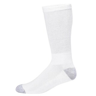 Hanes Men's White Over-the-Calf Tube Socks (Pack of 6) - Free Shipping ...