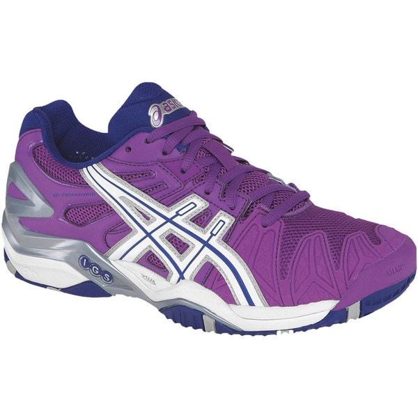 asics purple womens running shoes