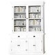 preview thumbnail 2 of 16, NovaSolo Mahogany Glass-display Hutch Unit