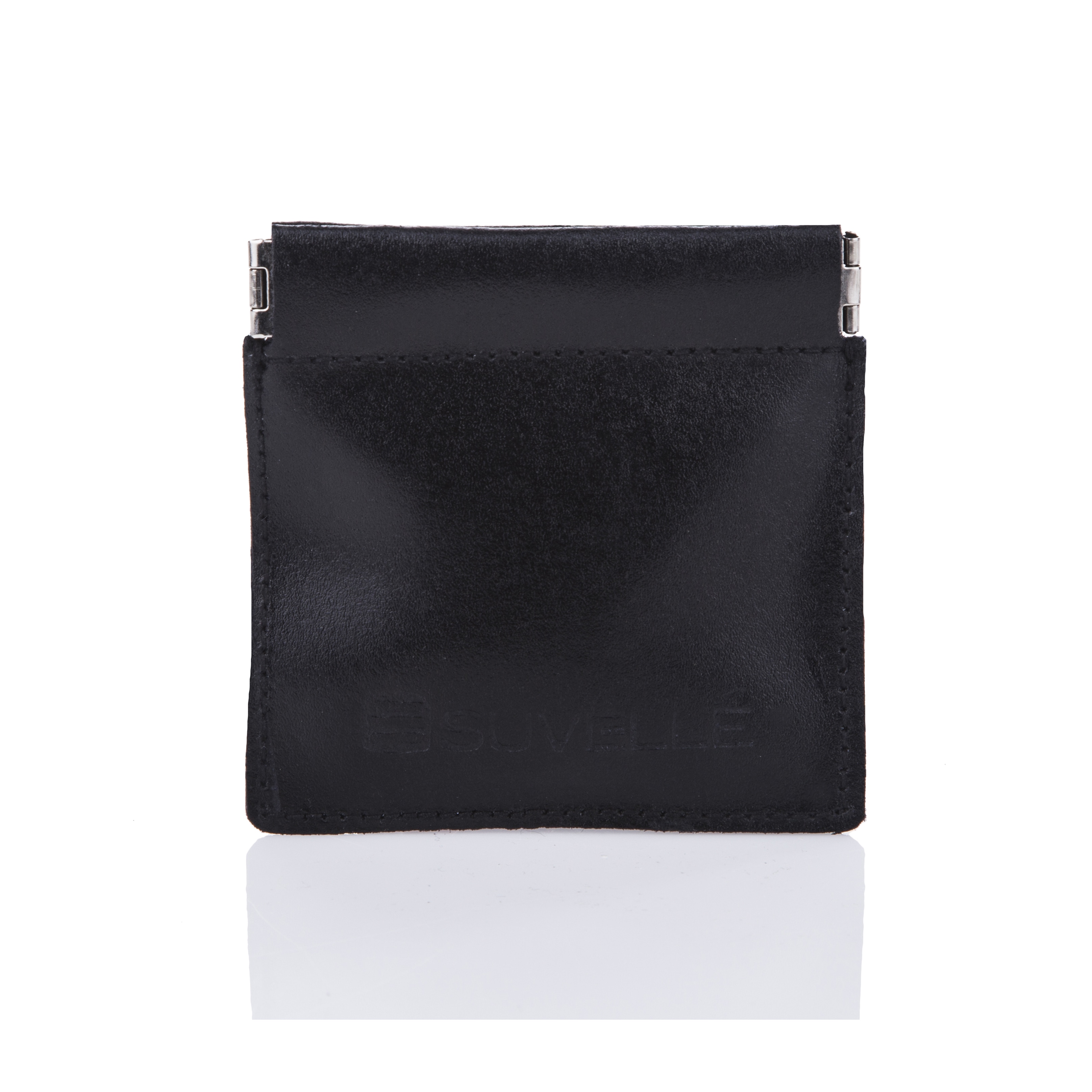 New CTM Leather Squeeze Coin Pouch