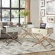 preview thumbnail 1 of 25, Camille X Base Mirrored Accent Campaign Table by iNSPIRE Q Bold