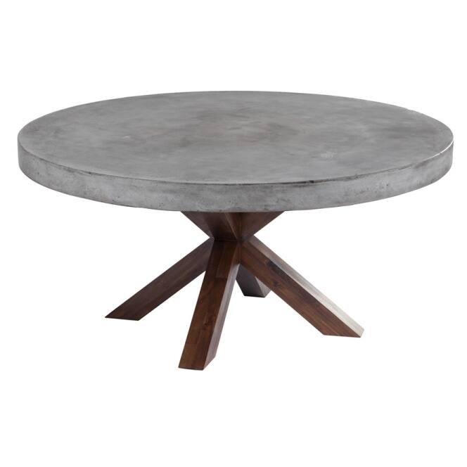 Sunpan 'MIXT' Warwick Round Dining Table - Grey