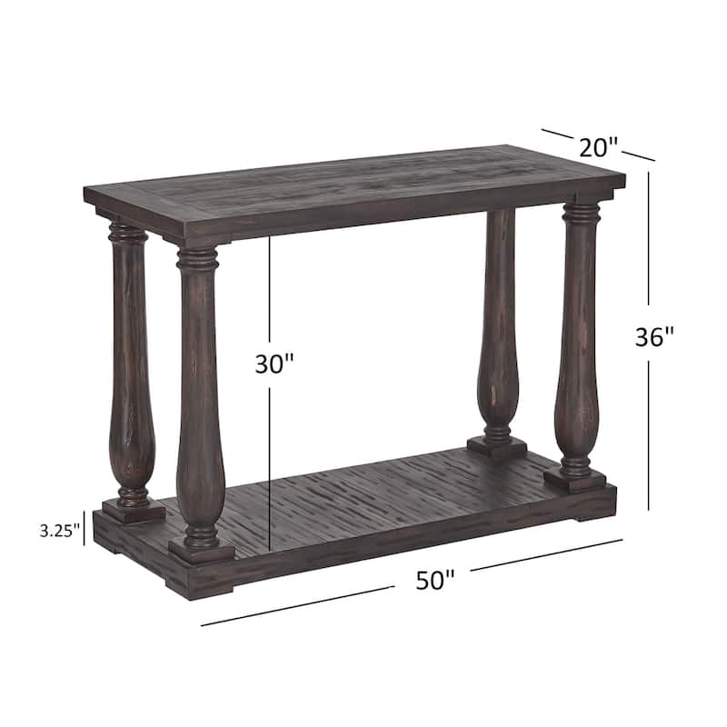 Edmaire Rustic Baluster TV Stand by iNSPIRE Q Artisan