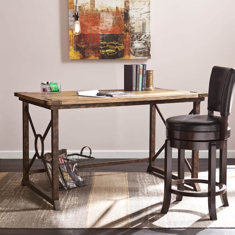 SEI Furniture Kaden Tilt-Top Drafting Desk
