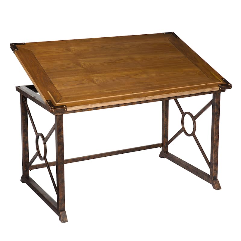 SEI Furniture Kaden Tilt-Top Drafting Desk