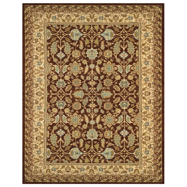 Grand Bazaar Wilshire Area Rug in Chocolate/ Latte - 9'8 x 13'