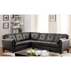 preview thumbnail 9 of 11, Furniture of America Sier Faux Leather Padded Sectional