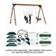 preview thumbnail 1 of 9, Swing-N-Slide Scout Swing Set DIY Hardware Kit (Lumber not included) - 12'x8'x8' or 16'x8'x8' with cantilever design