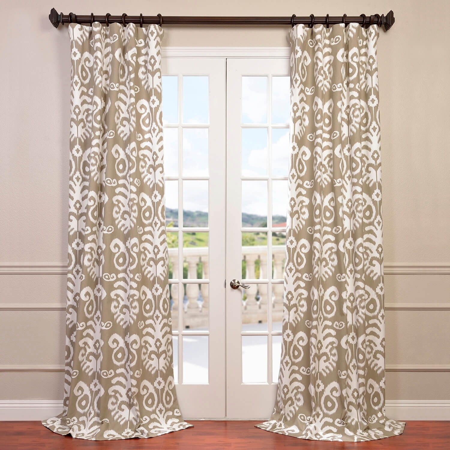 Exclusive Fabrics Sri Lanka Printed Cotton Twill Curtain Panel Free