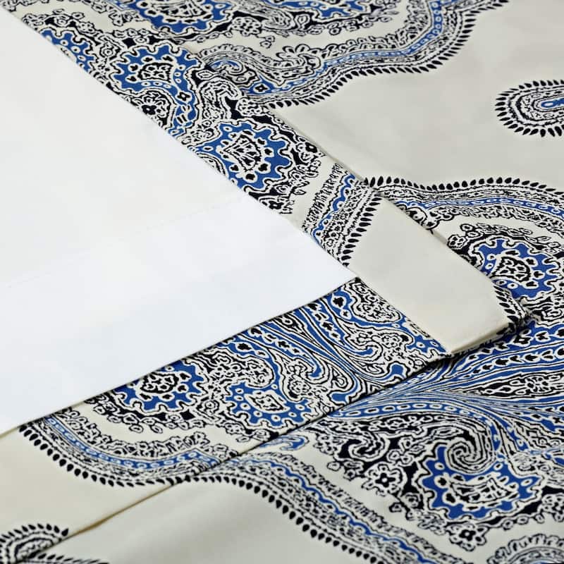 Exclusive Fabrics Arabesque Printed Cotton Twill Curtain (1 Panel)