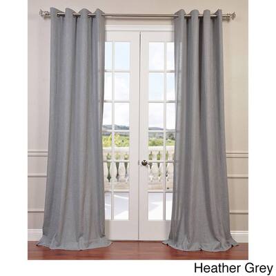 Buy Grey Linen Grommet Curtains Drapes Online At Overstock