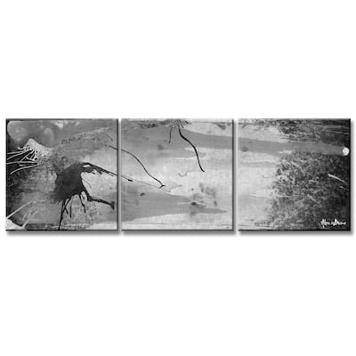 Inkd III' 3-Piece Wrapped Canvas Wall Art Set