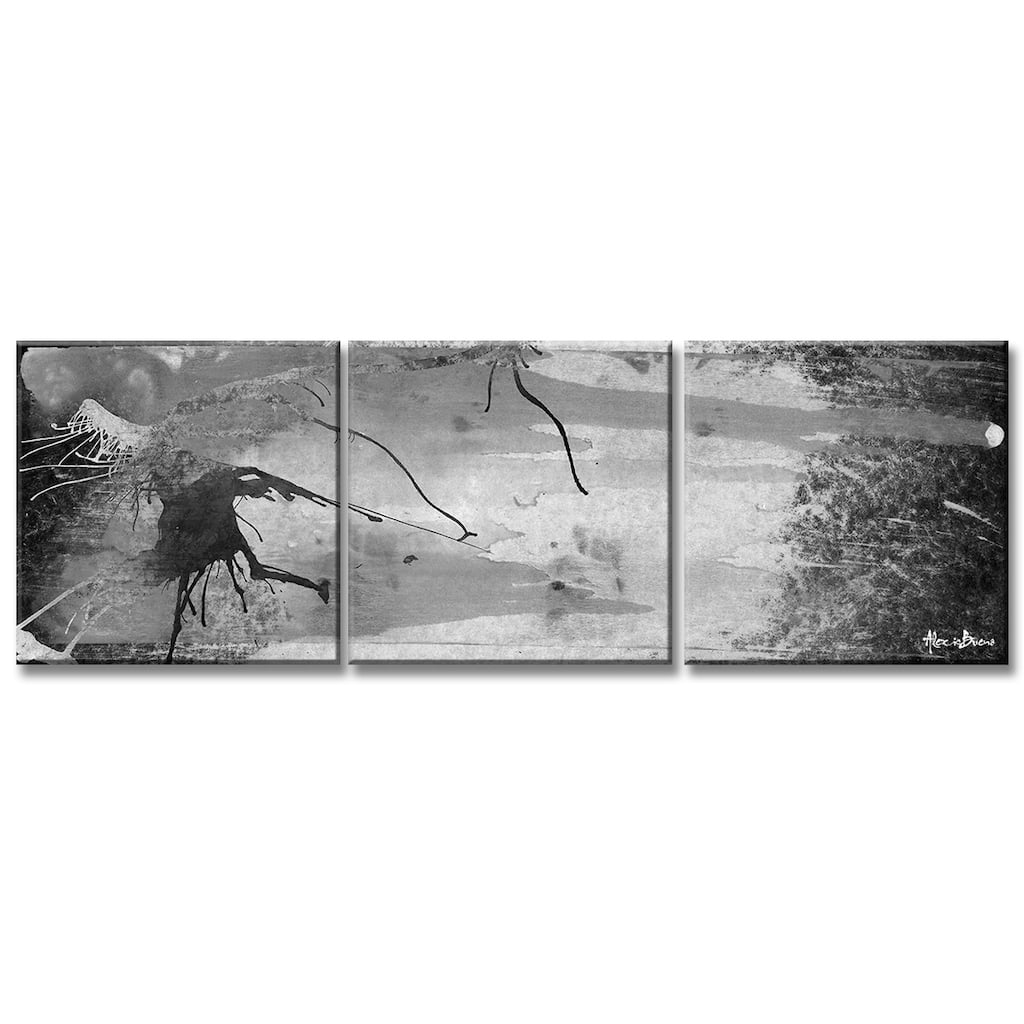 Inkd III' 3-Piece Wrapped Canvas Wall Art Set