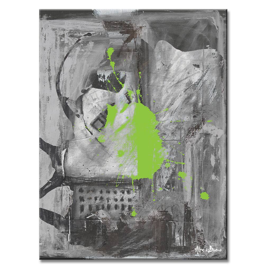 Inkd IV' Abstract Wrapped Canvas Wall Art