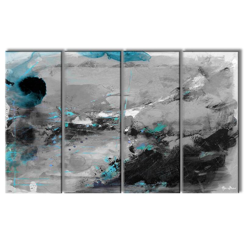 Inkd VII' 4-Piece Wrapped Canvas Wall Art Set