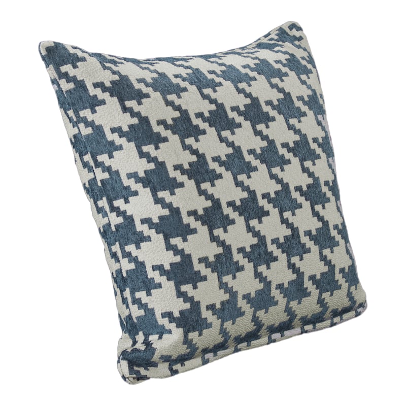 Blue Heeler Houndstooth Throw Pillow