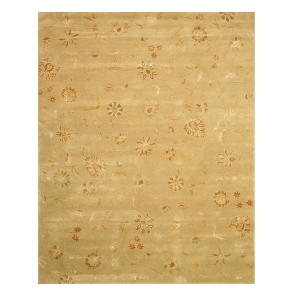 EORC Modern Floral Gold Rug (89 x 119)