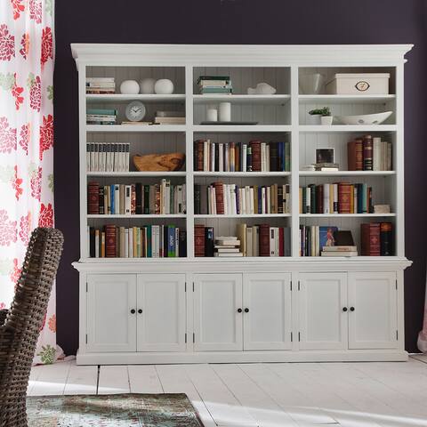 NovaSolo Mahogany Triple-bay Hutch Unit