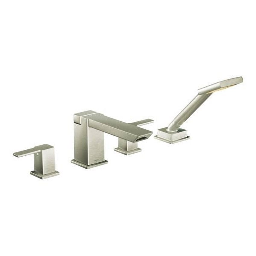 Shop Moen 90 Degree Roman Tub Faucet Trim With Personal Hand