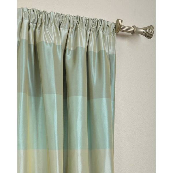 Shop Exclusive Fabrics Aqua Teal Silver Faux Silk Taffeta