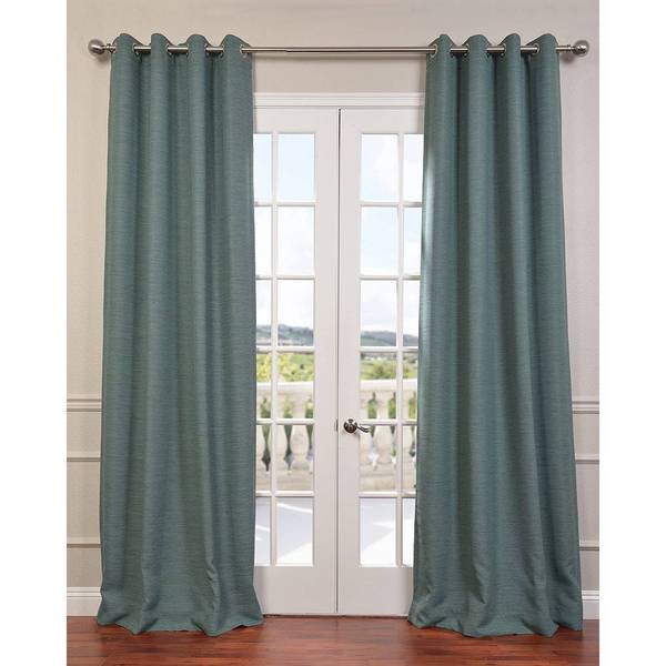 Exclusive Fabrics Bellino Grommet Top 84Inch Blackout Curtain Panel  Free Shipping On Orders 