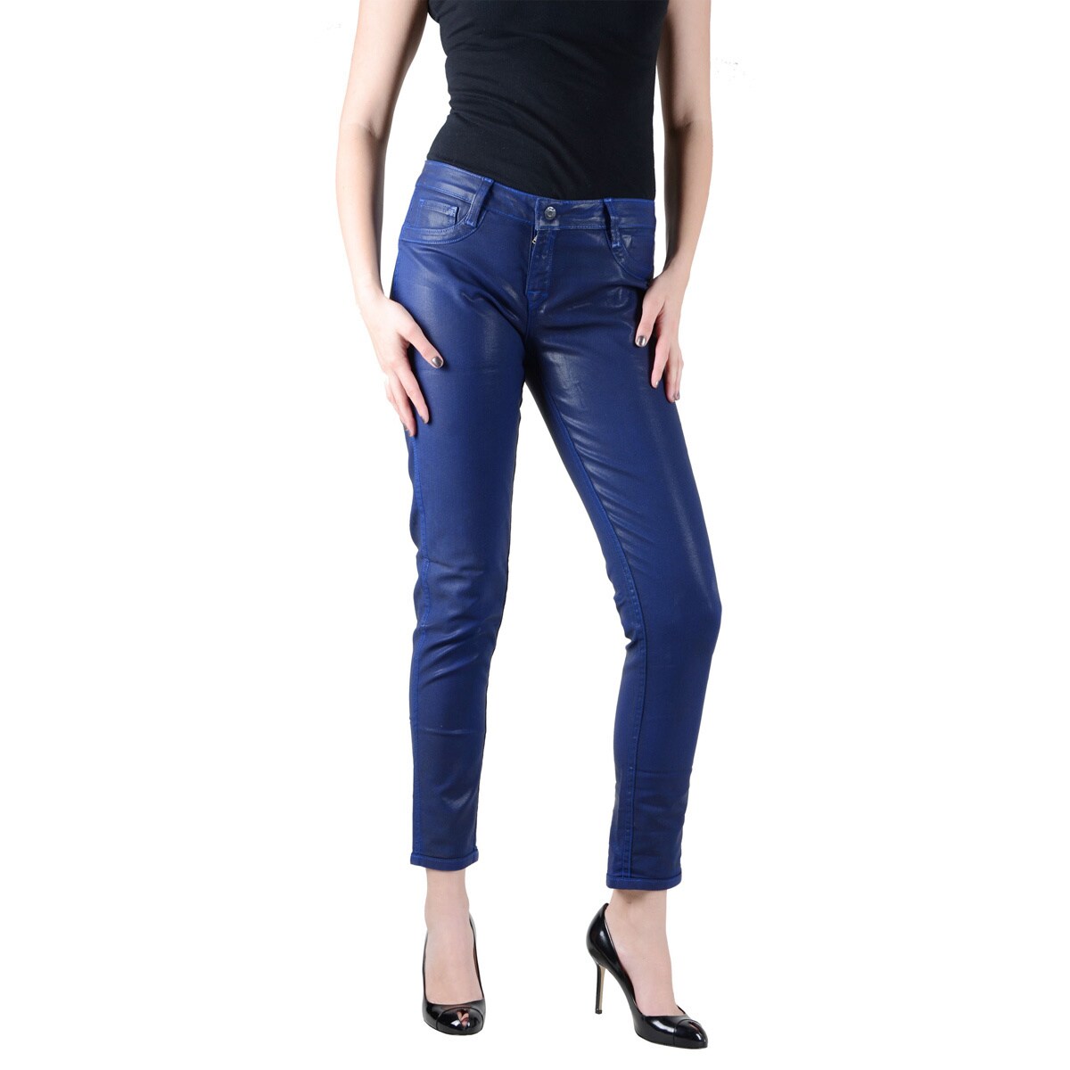 cobalt blue jeans womens