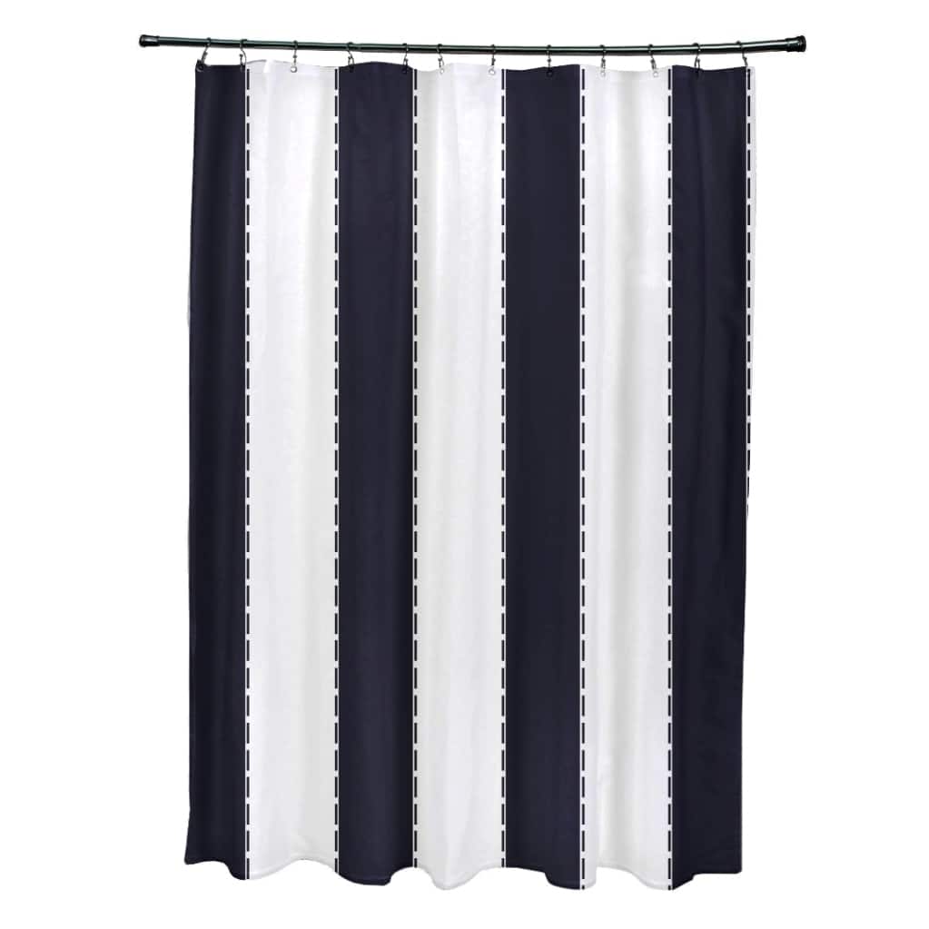 Nautical Stripes Shower Curtain