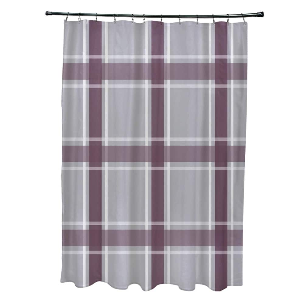 Plaid Pattern Shower Curtain