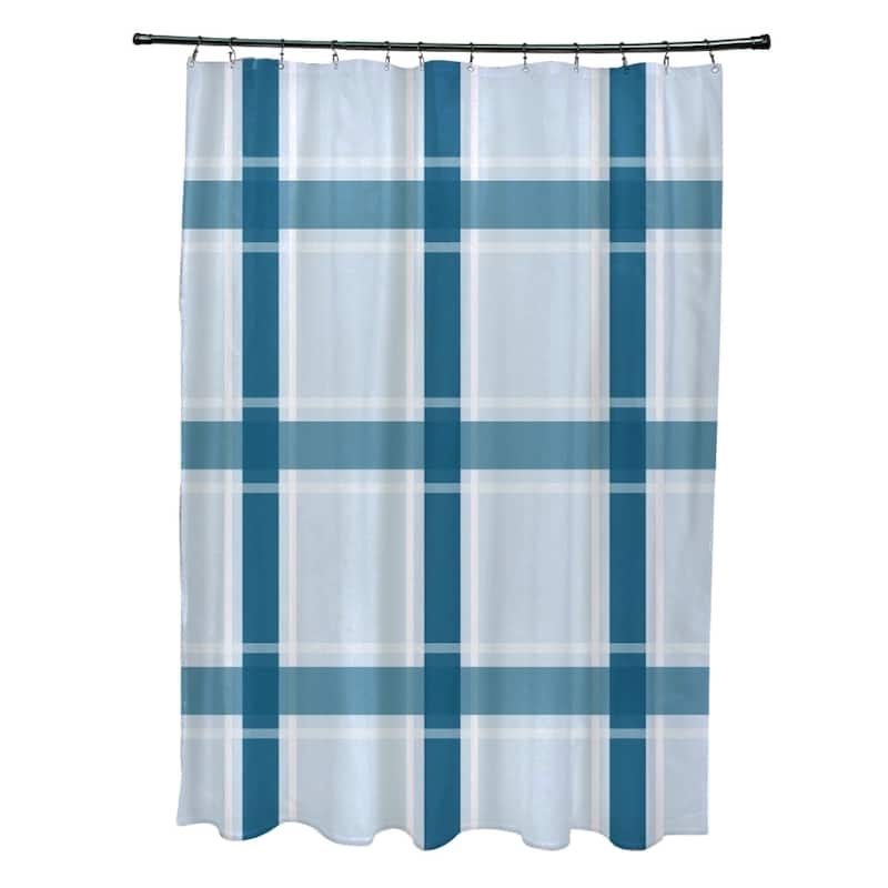 Plaid Pattern Shower Curtain