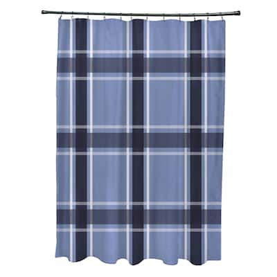 Plaid Pattern Shower Curtain
