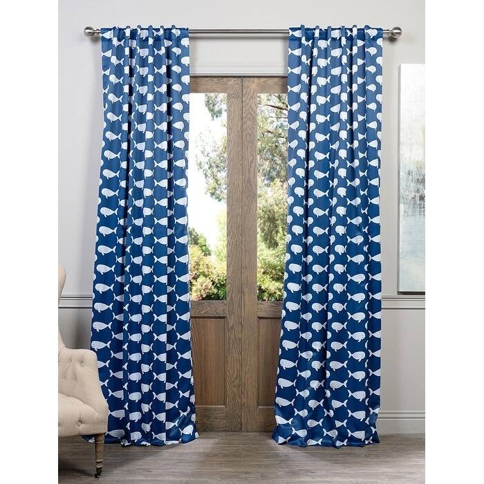 Exclusive Fabrics Migaloo Rod Pocket 63-inch Blackout Curtain Panel Pair