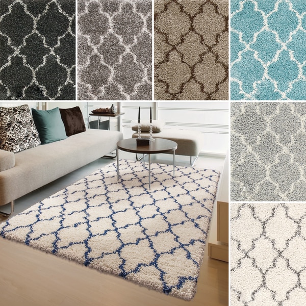 Rug Squared Bay Hill Trellis Shag Area Rug (311 x 511)