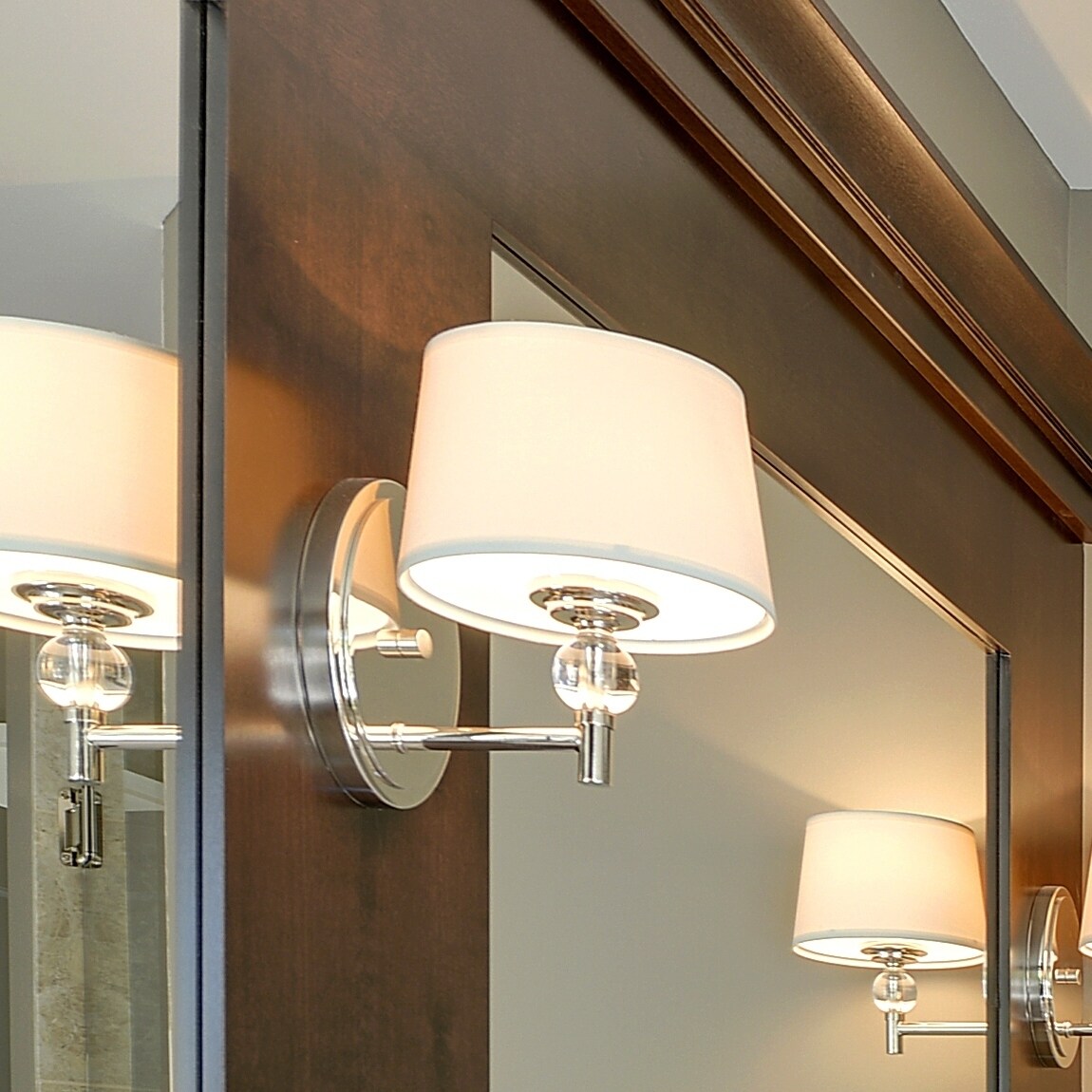 Maxim Metal 1 Light Nickel Rondo Wall Sconce Overstock 9829251