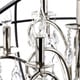preview thumbnail 2 of 1, Maxim Nickel Orbit Single Tier Metal 6-light Chandelier