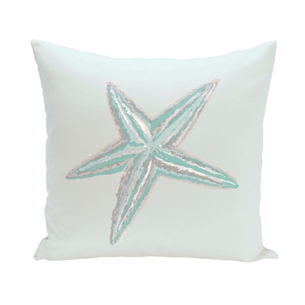 Coastal Starfish 16-inch Decorative Pillow