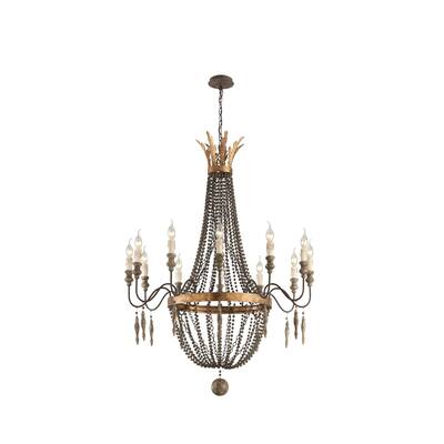 Troy Lighting Delacroix 12-light Large Chandelier